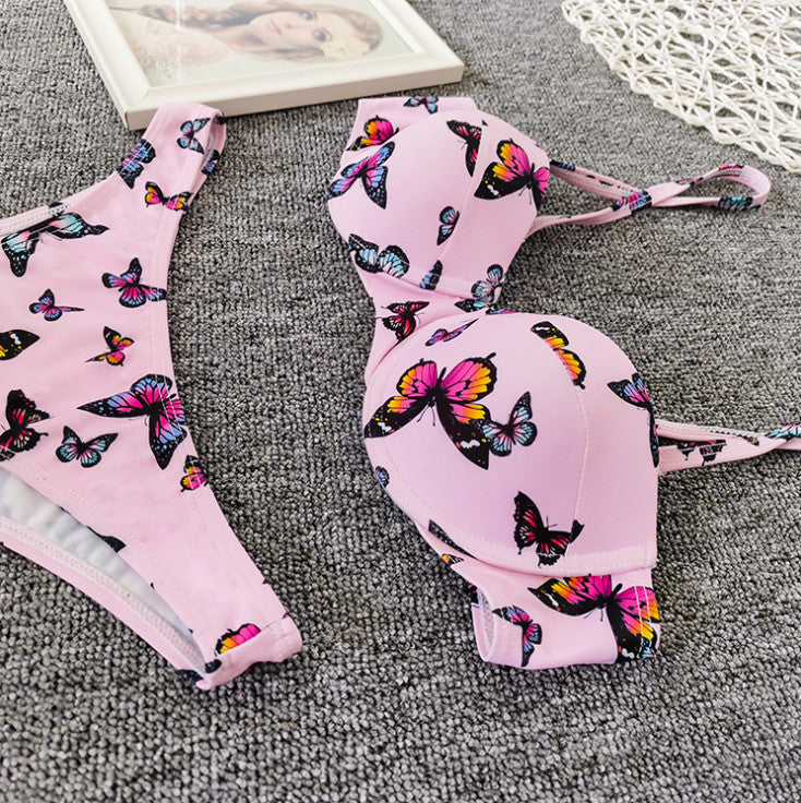 Butterfly Print Bikini