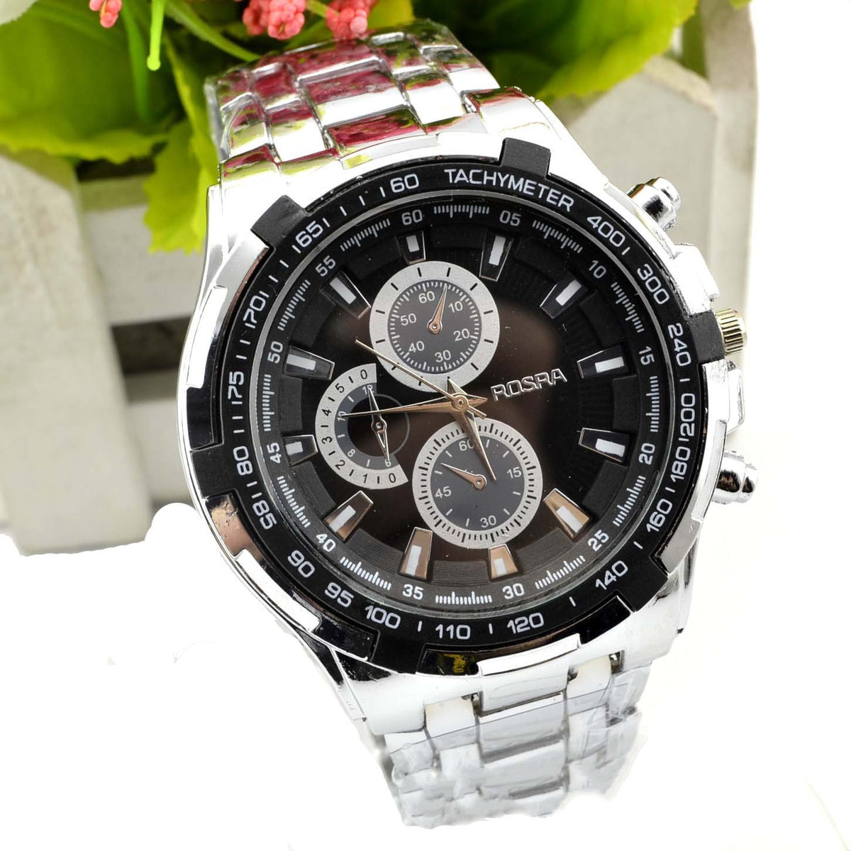 Men's Stainless Steel Quartz Watch