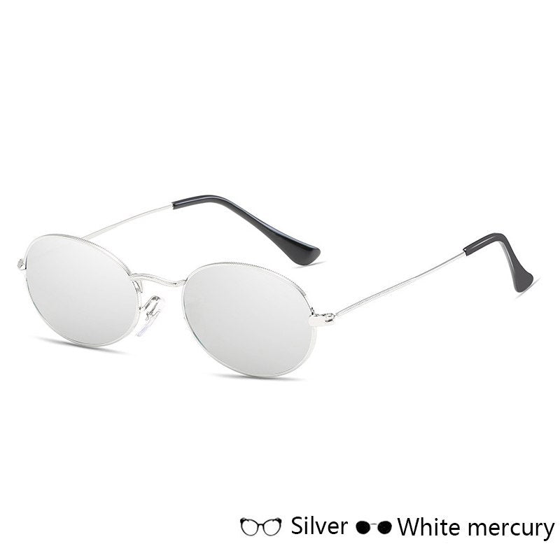 Women's Luxury Oval Sunglasses