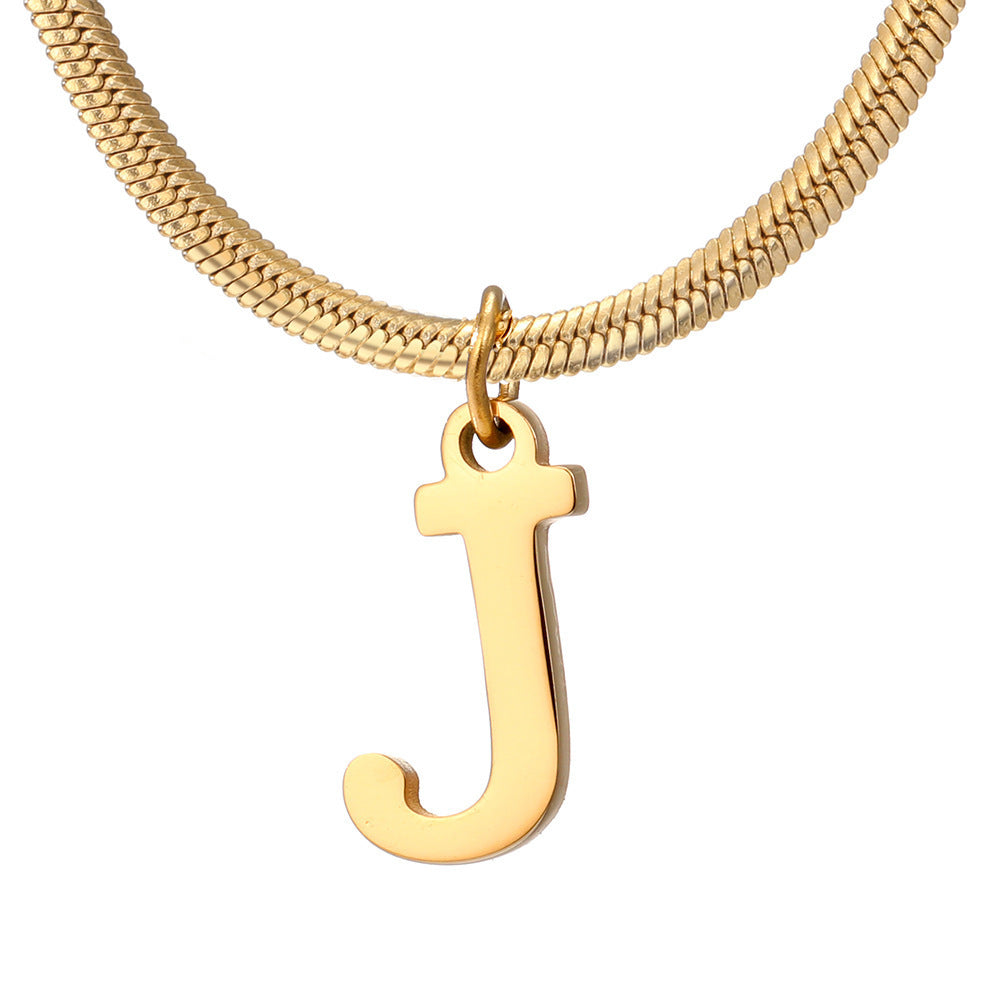 Women's A-Z Letter Pendant Necklace