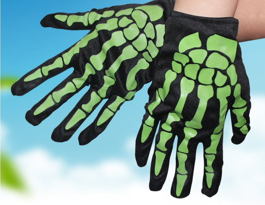 Halloween Decorations Scary Bones Skull Cloth Ghost Gloves
