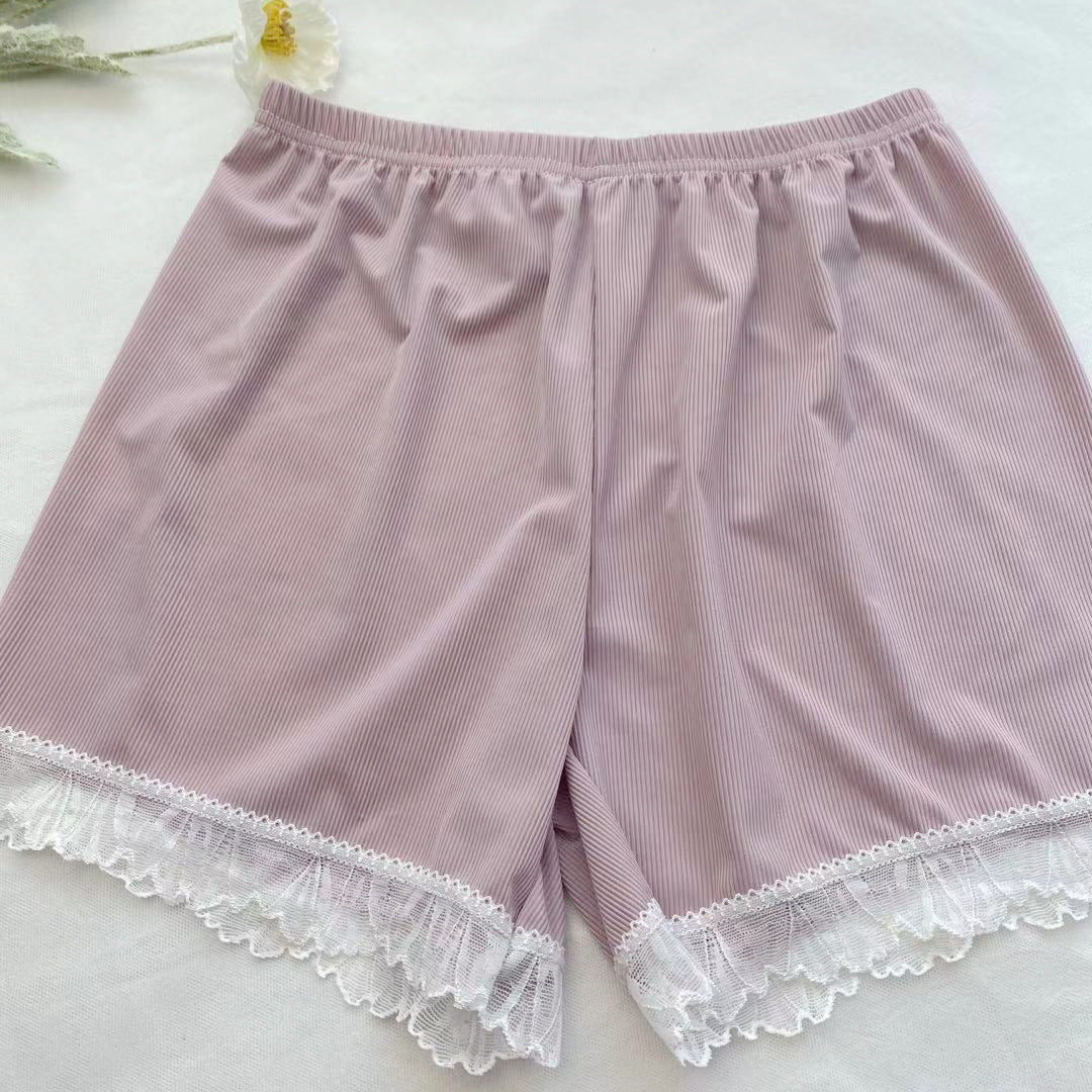 Women's Summer Ice Silk Lace Shorts