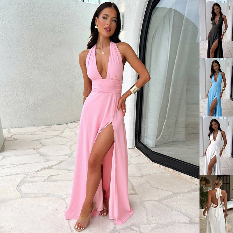 Women's Summer Halter Dress
