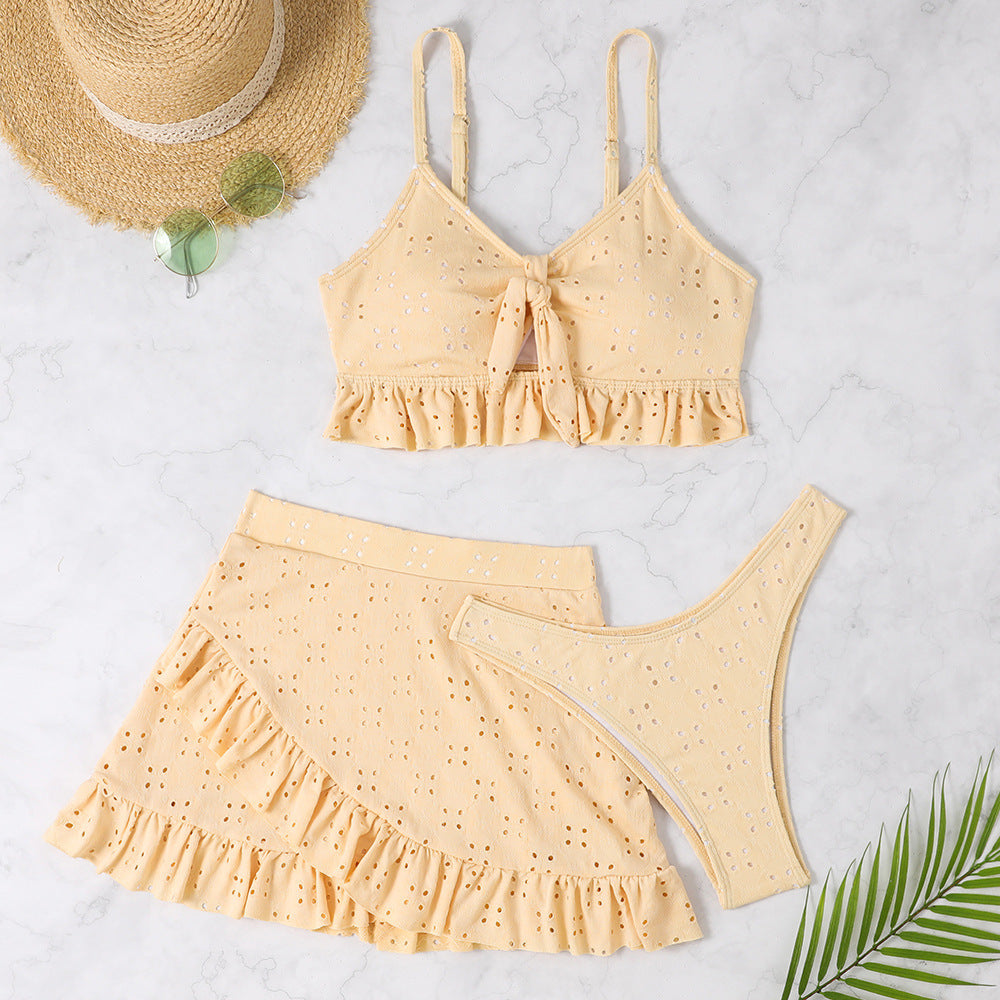 Ruffle Bikini Skirt Set