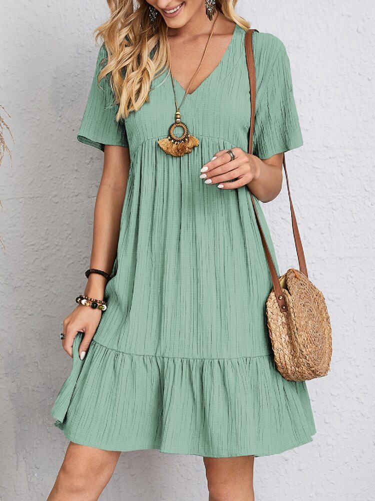Women's Summer V-Neck Dress