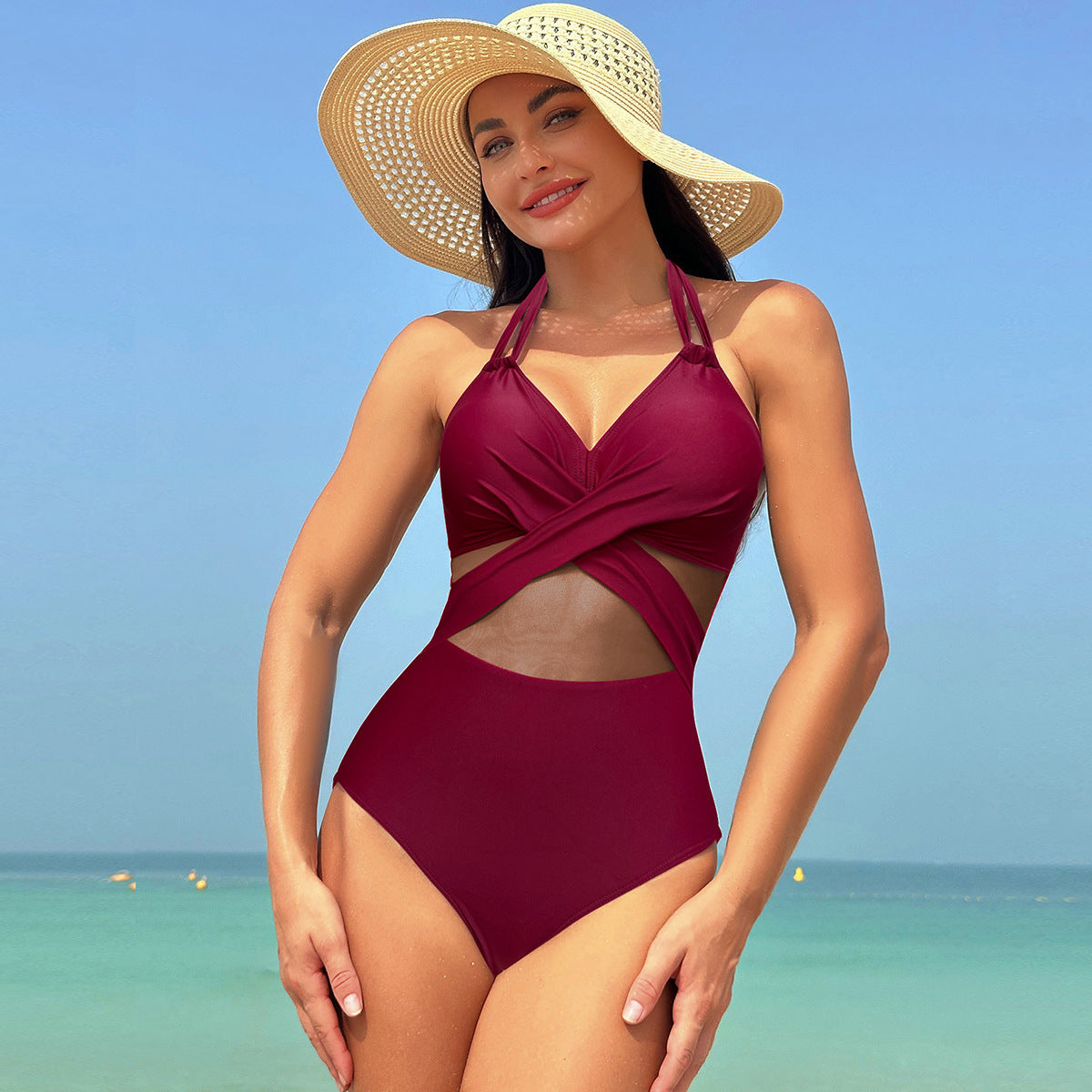 Mesh Halter One-Piece
