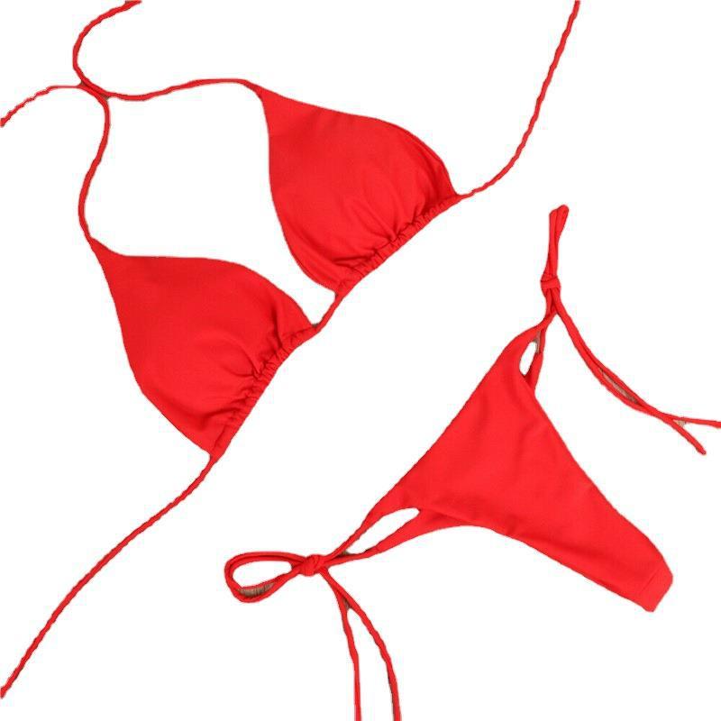 Halter Tie Bikini Set