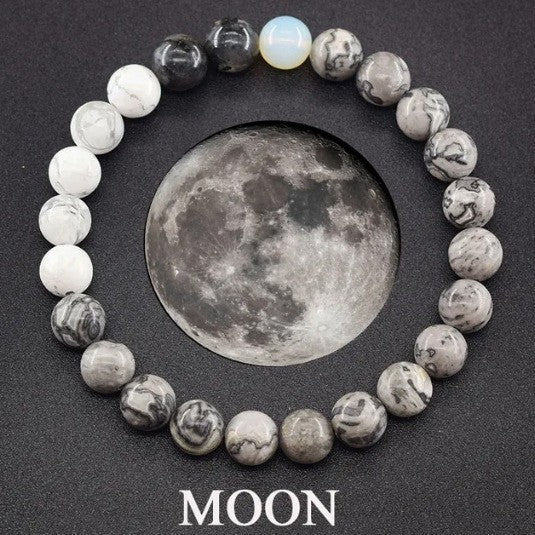 Couple's Matte Stone Bracelet