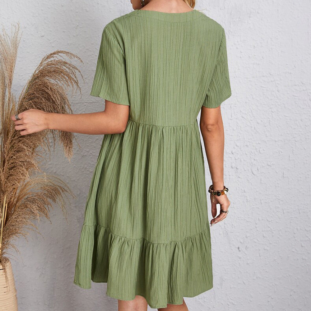 Women's Summer V-Neck Dress