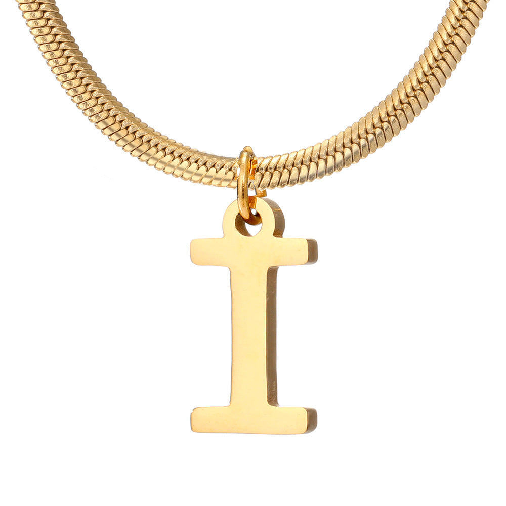 Women's A-Z Letter Pendant Necklace