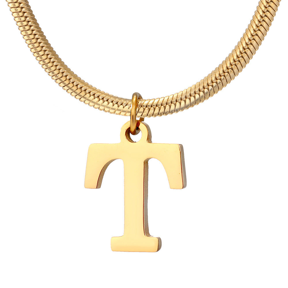 Women's A-Z Letter Pendant Necklace