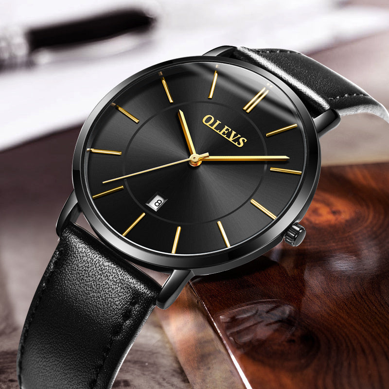 Men's Luxury Leather Watch