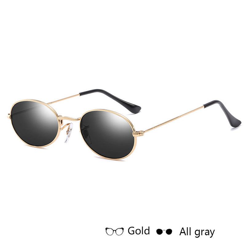 Women's Luxury Oval Sunglasses