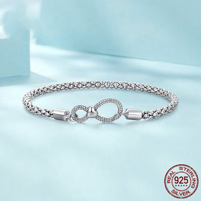Women's Sterling Silver Infinity Bracelet