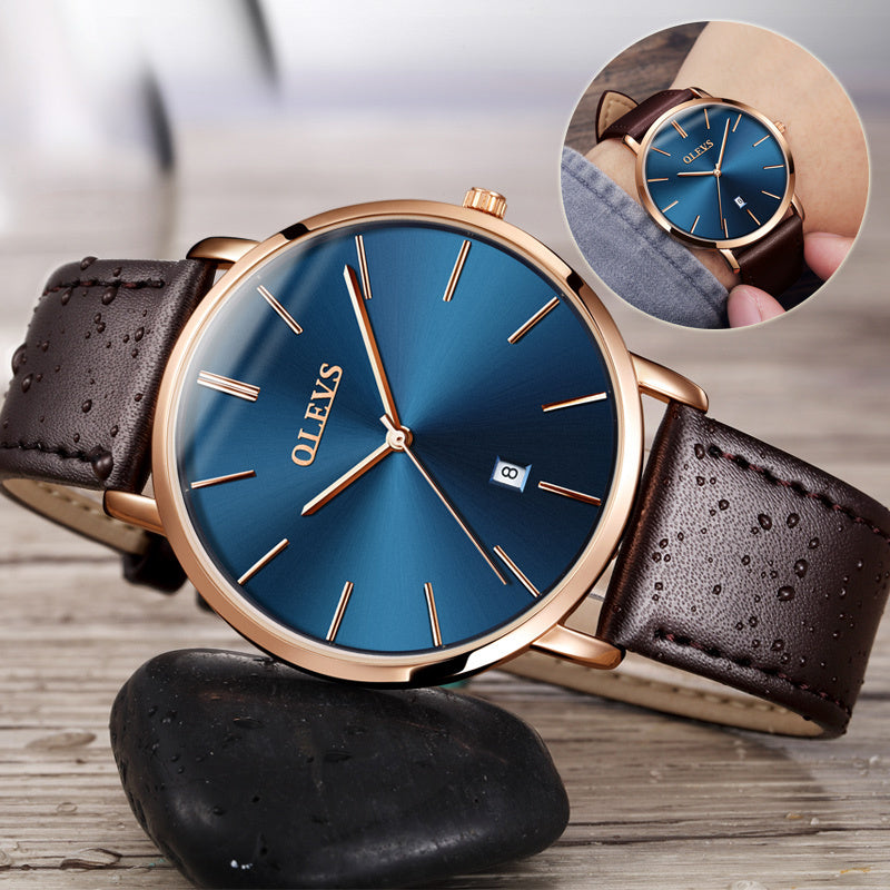 Men's Luxury Leather Watch
