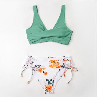 Printed Bikini Swimsuit