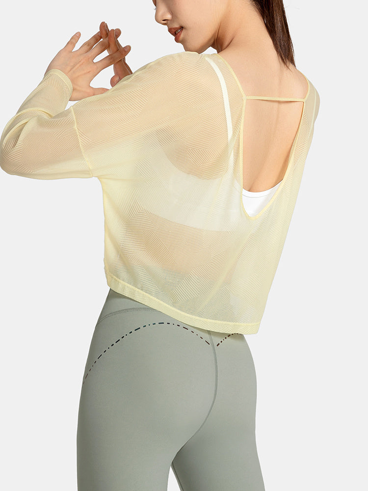 Women's Summer Breathable Yoga Top