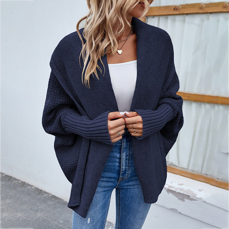 Women's Knitted Batwing Cardigan