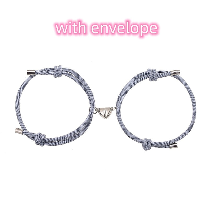 Nylon Magnetic Love Bracelet
