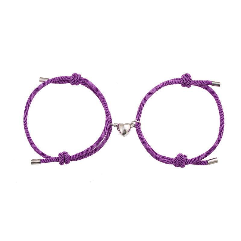 Nylon Magnetic Love Bracelet
