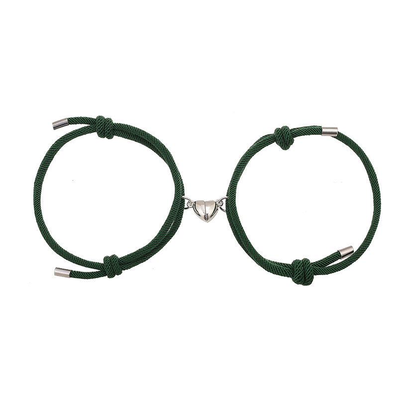 Nylon Magnetic Love Bracelet