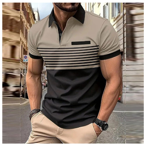 Men's Striped Casual Shirt