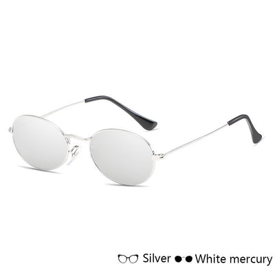 Women's Luxury Oval Sunglasses