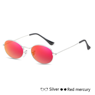 Women's Luxury Oval Sunglasses