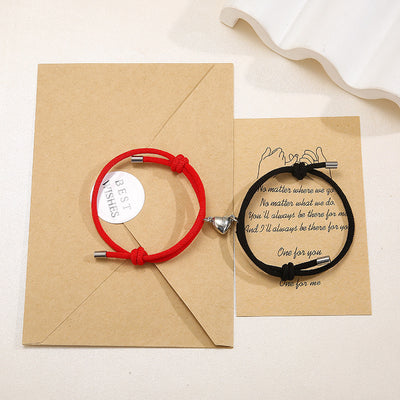 Nylon Magnetic Love Bracelet