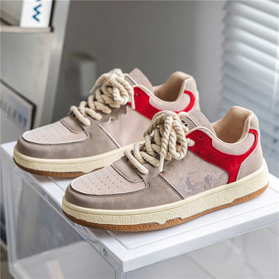Men's Lace-Up Fashion Sneakers