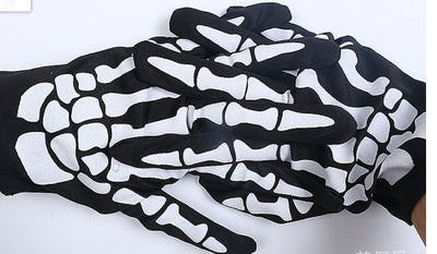 Halloween Decorations Scary Bones Skull Cloth Ghost Gloves