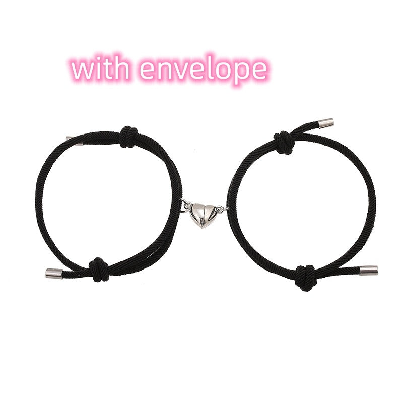 Nylon Magnetic Love Bracelet