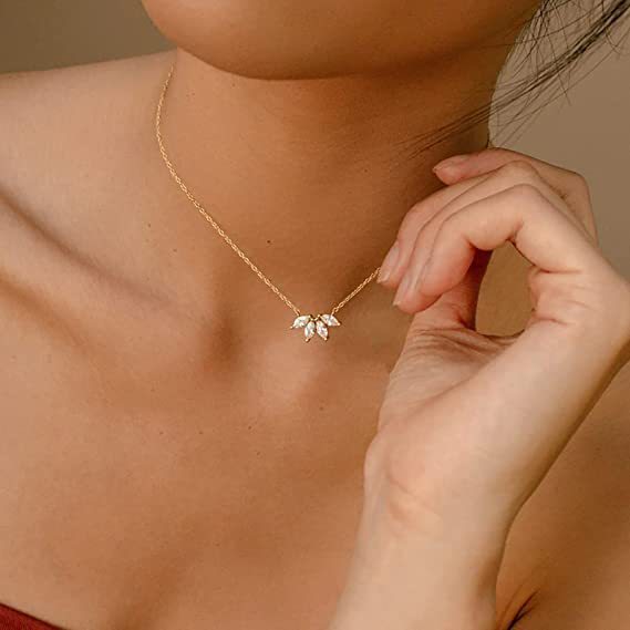 Women's Lotus Flower Pendant Necklace