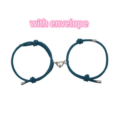 Nylon Magnetic Love Bracelet