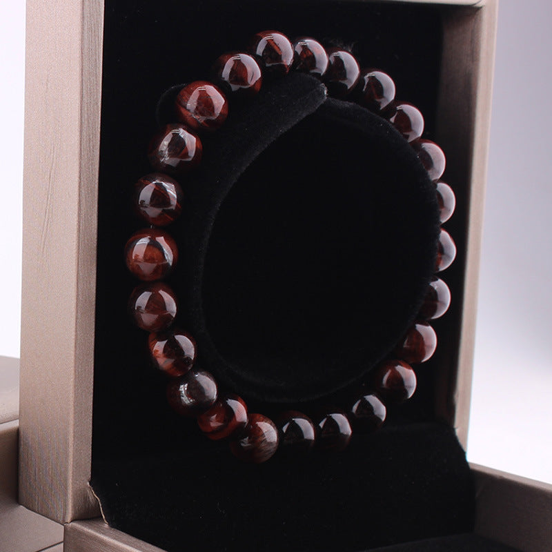 Vintage Red Tiger Eye Bracelet
