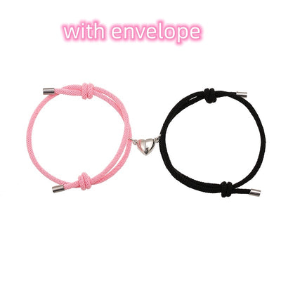 Nylon Magnetic Love Bracelet