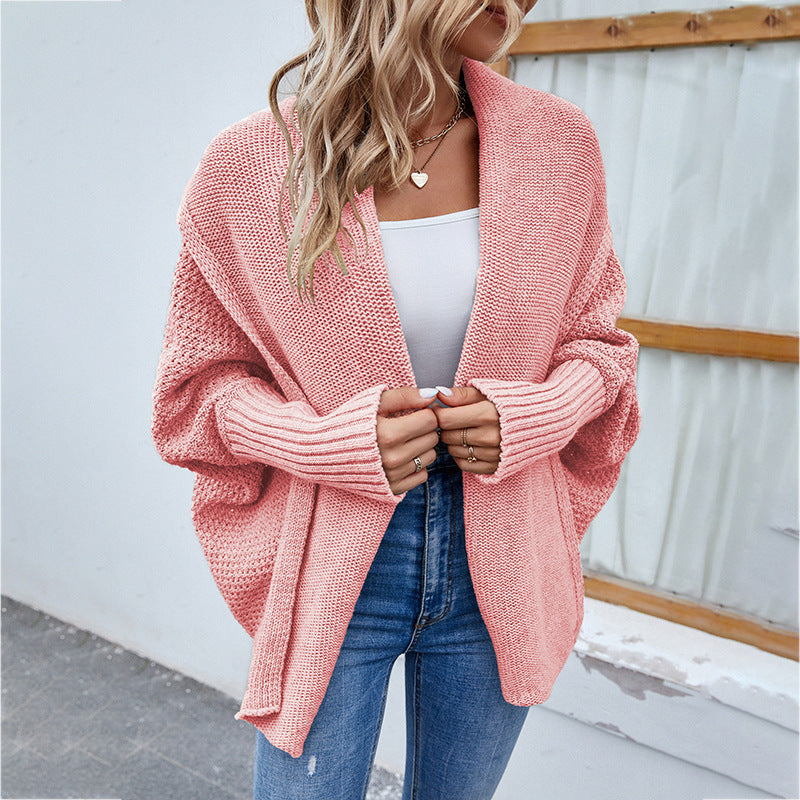 Women's Knitted Batwing Cardigan