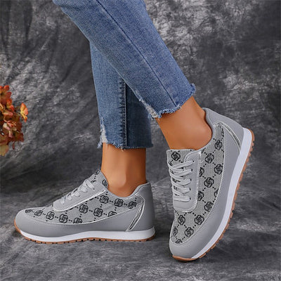 Women's Floral Print Sneakers