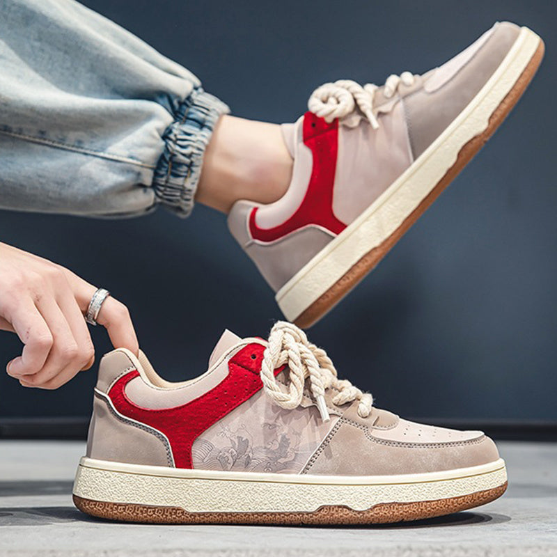 Men's Lace-Up Fashion Sneakers