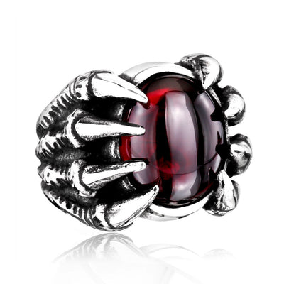 Men's Vintage Titanium Zircon Ring