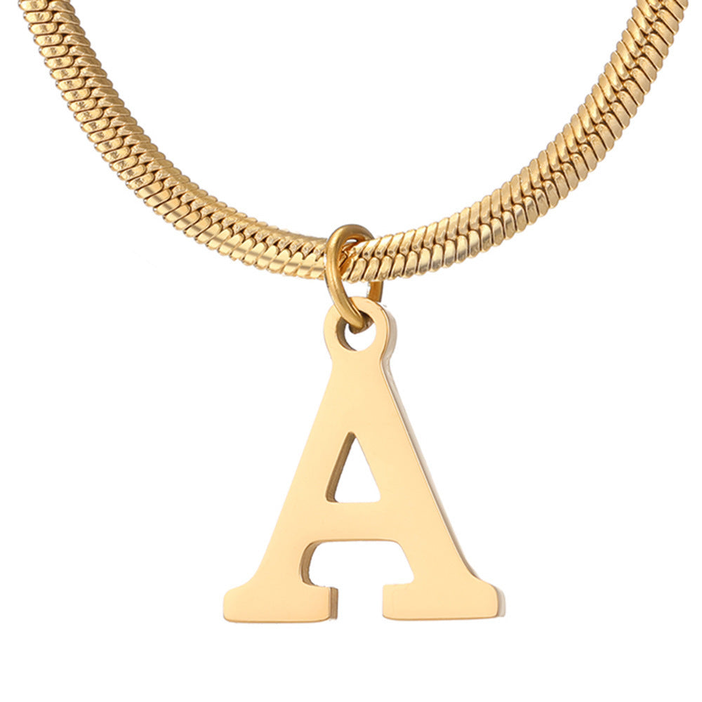 Women's A-Z Letter Pendant Necklace