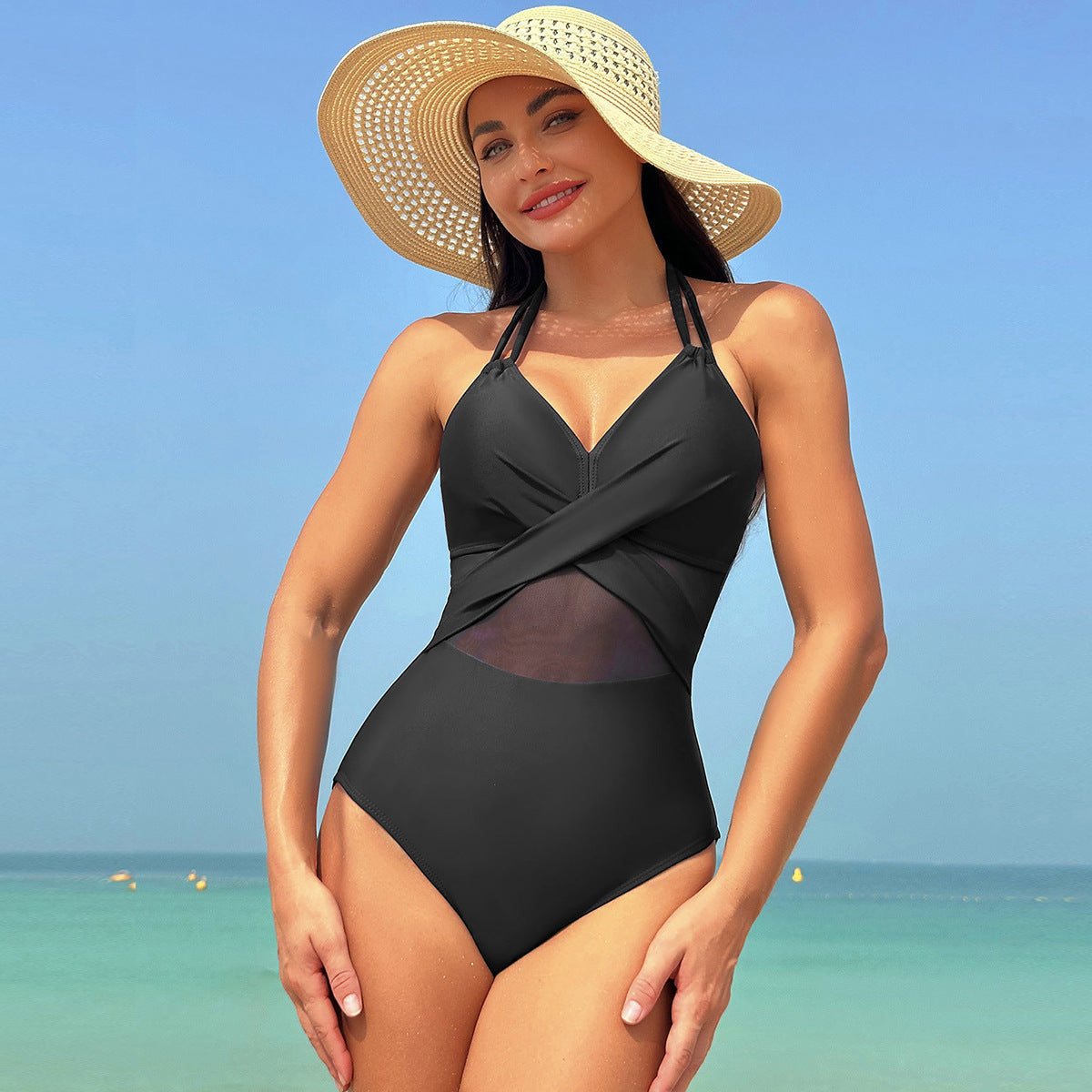 Mesh Halter One-Piece