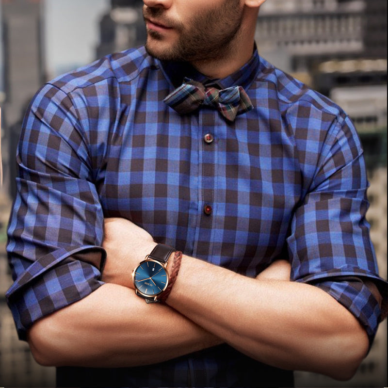 Men's Luxury Leather Watch