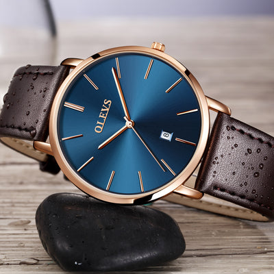 Men's Luxury Leather Watch