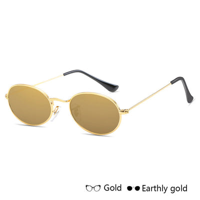 Women's Luxury Oval Sunglasses
