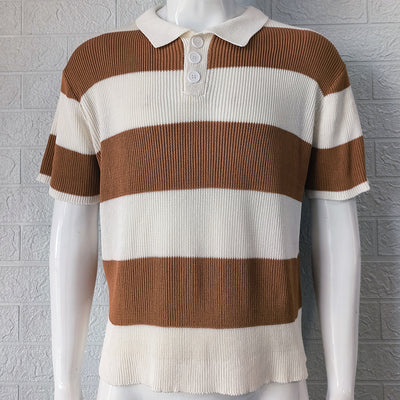 Men's Summer Lapel Sweater