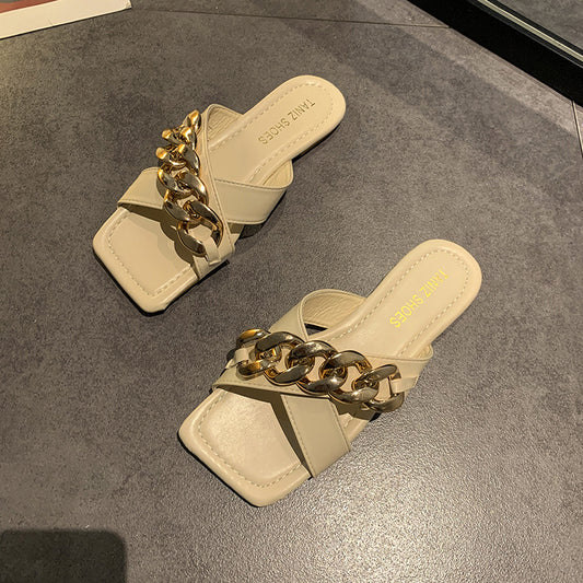Women's Summer Chain Slippers