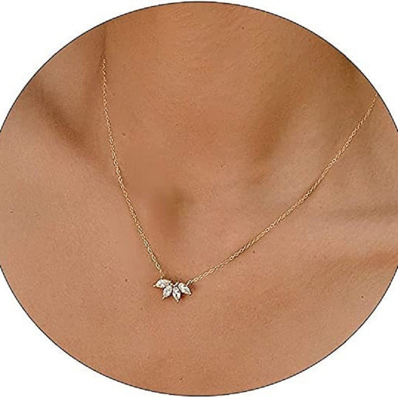 Women's Lotus Flower Pendant Necklace