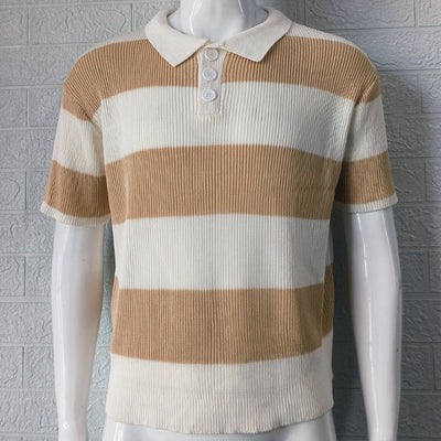 Men's Summer Lapel Sweater