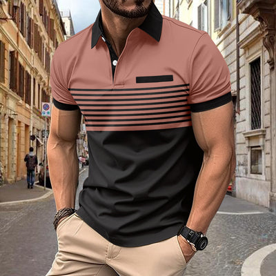 Men's Striped Casual Shirt